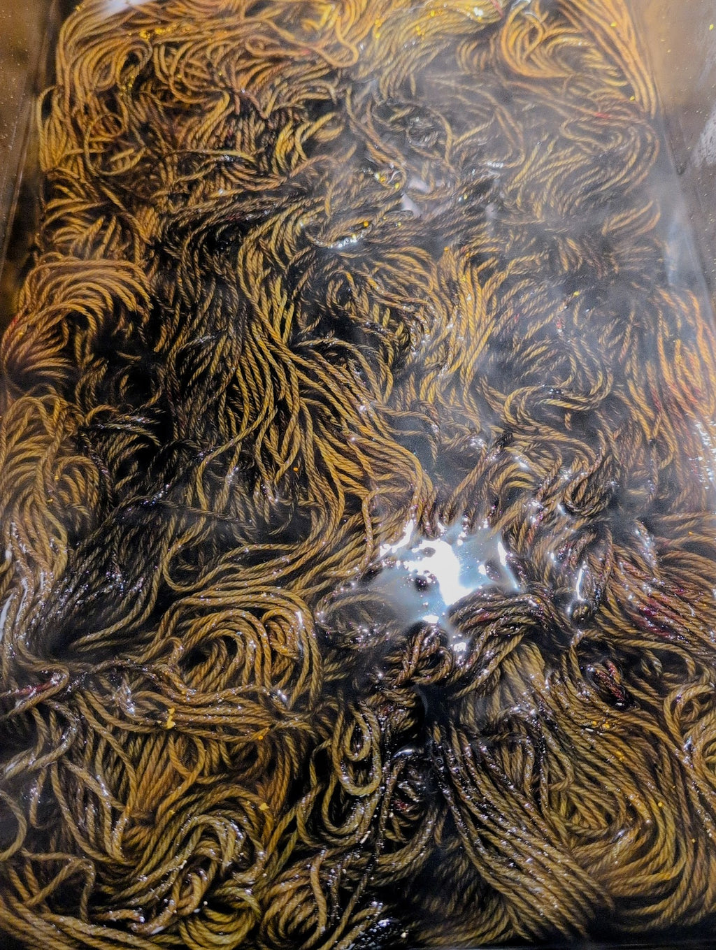 The Reaping — Hand-Dyed Worsted Yarn | Witchy Indie Dyer | Dark Harvest Amber & Bronze