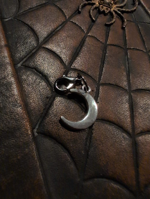 Crescent Moon Stitch Markers | Witchy Knitting Notions | Set of 5