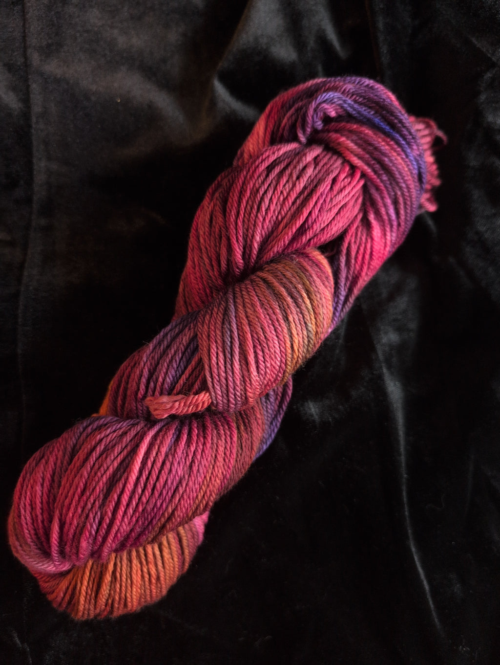 Mabon Wine — Hand-Dyed Worsted Yarn
