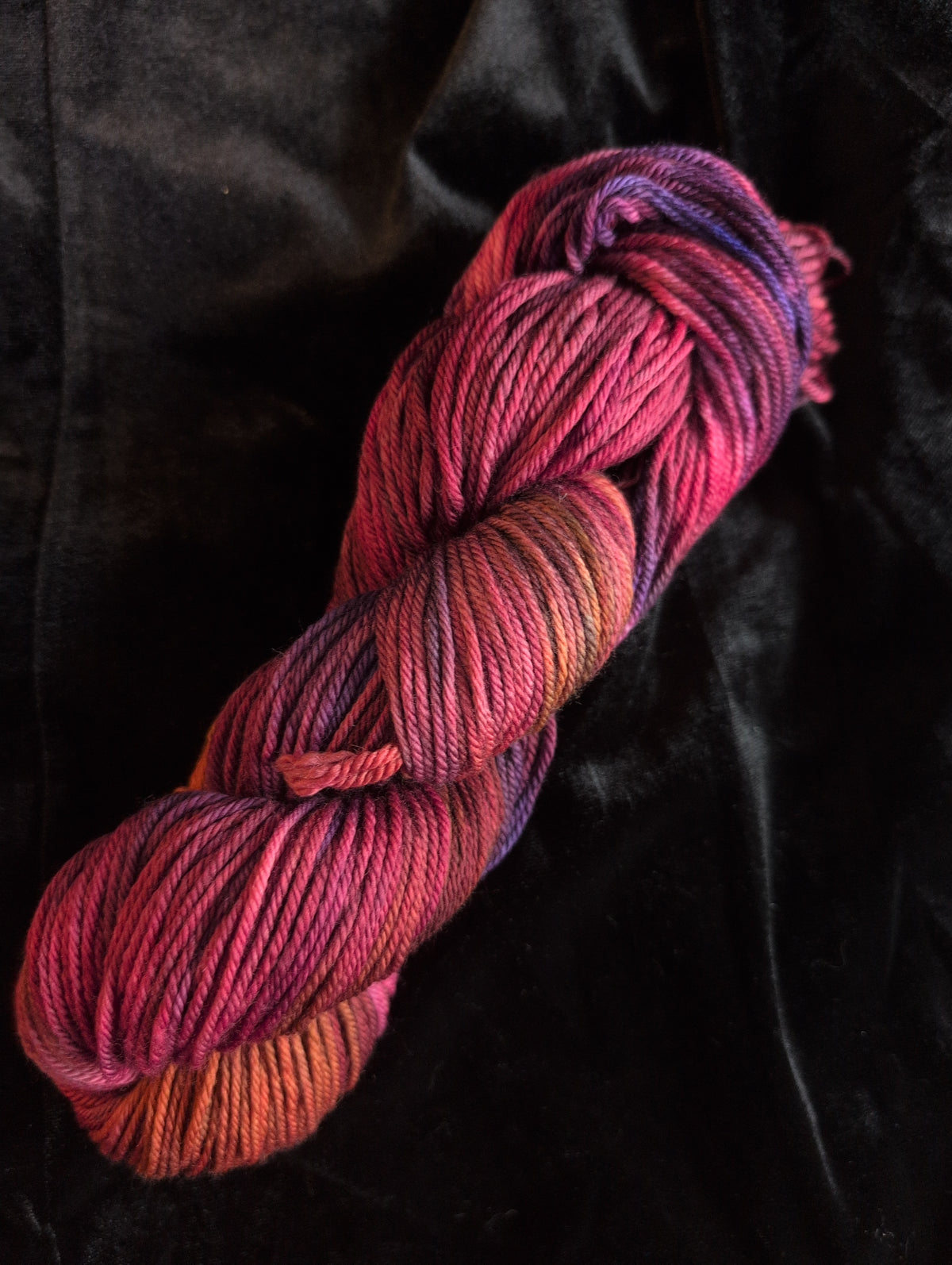 Mabon Wine — Hand-Dyed Worsted Yarn