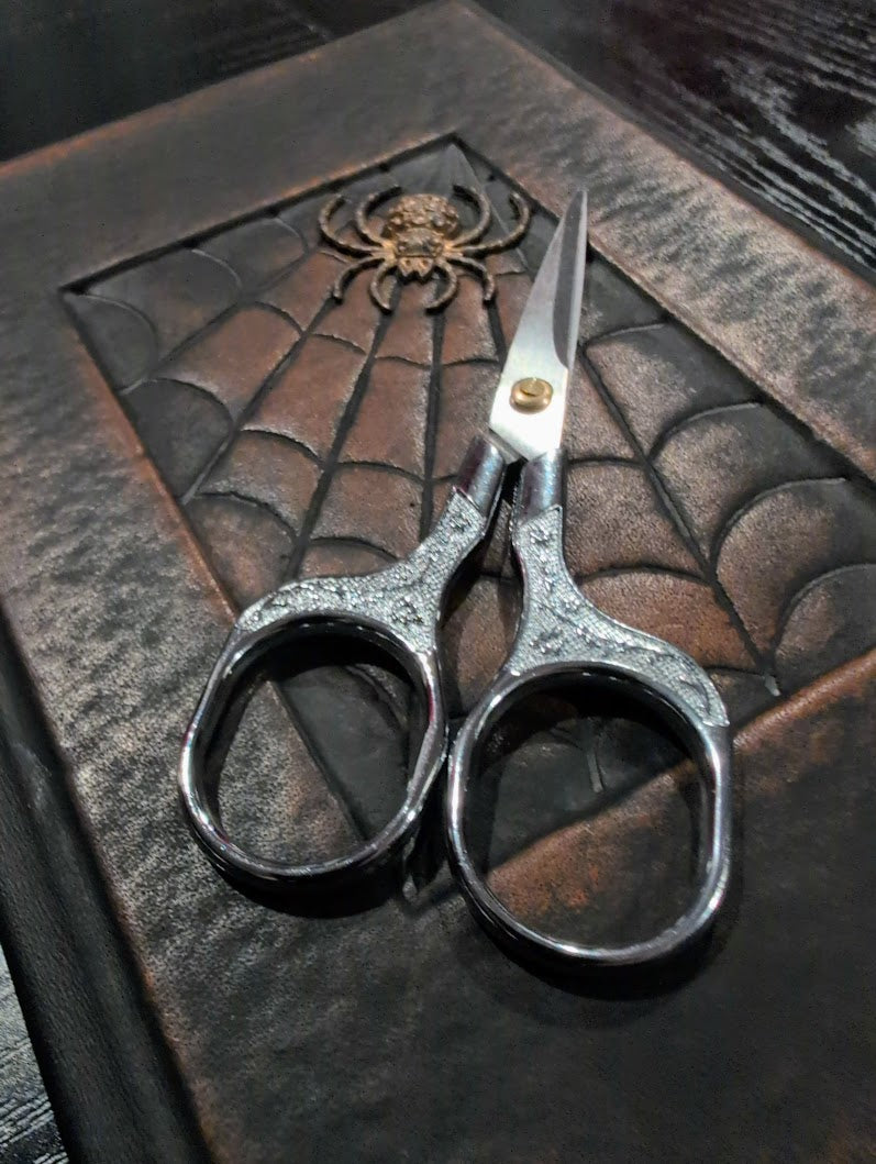Silver Embroidery Scissors — Plum Blossom | Witchy Fiber Arts Notions