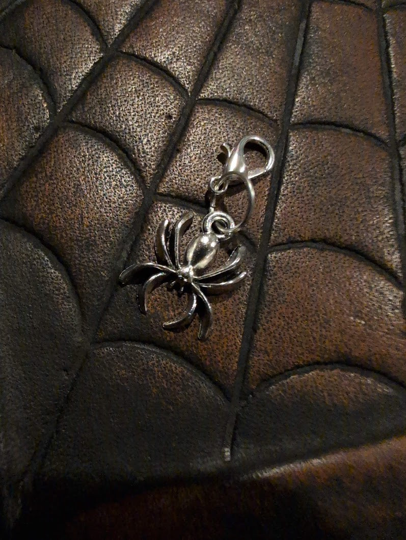 Spider Stitch Markers | Witchy Knitting Notions | Set of 5
